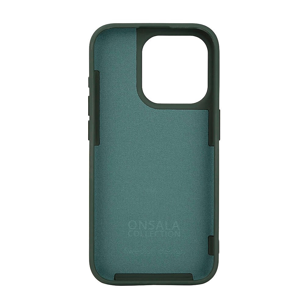 iPhone 15 Pro GEAR Onsala Silicone Case - MagSafe Compatible - Olive Green