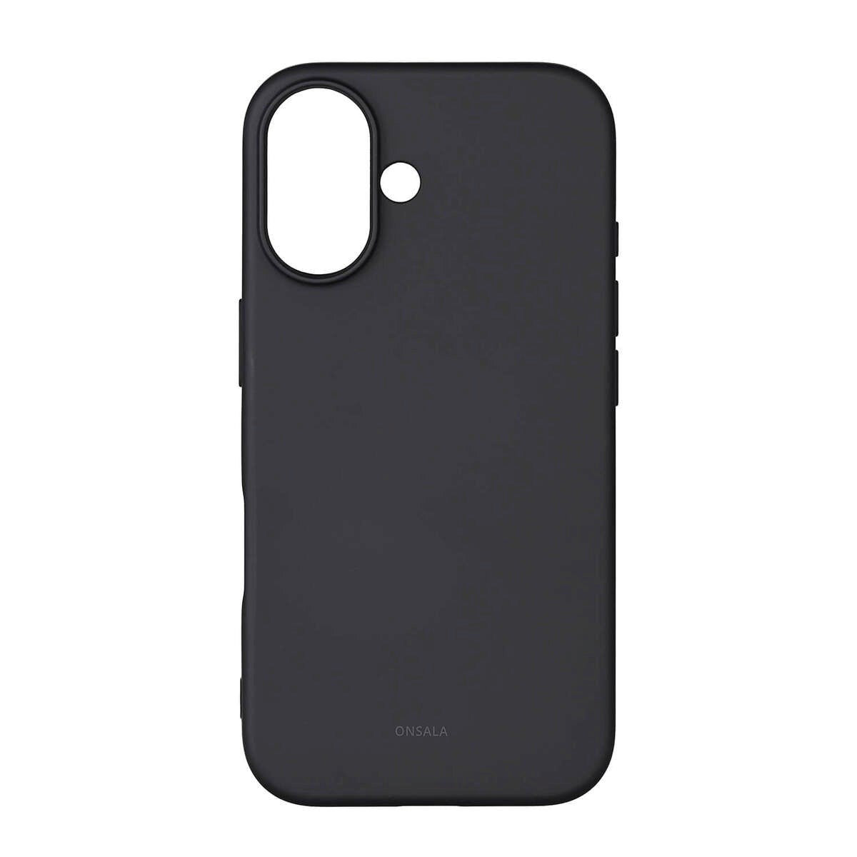 GEAR Onsala iPhone 16 Silicone Case - MagSafe Compatible - Black