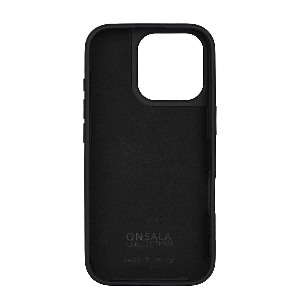 GEAR Onsala iPhone 16 Pro Silicone Case - MagSafe Compatible - Black