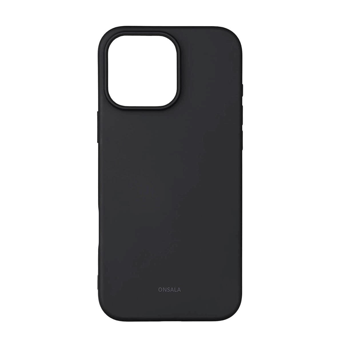 GEAR Onsala iPhone 16 Pro Max Silicone Case - MagSafe Compatible - Black