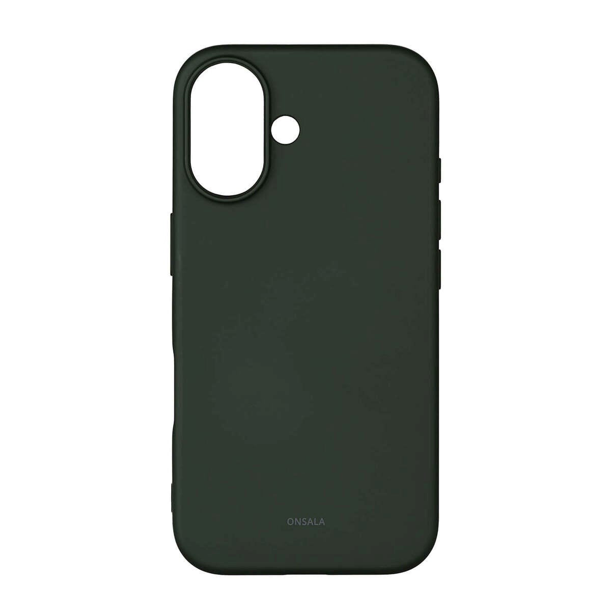 GEAR Onsala iPhone 16 Silicone Case - MagSafe Compatible - Olive Green