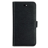 iPhone SE (2022 / 2020) / 8 / 7 / 6 / 6S GEAR Onsala Wallet Genuine Leather Case Black