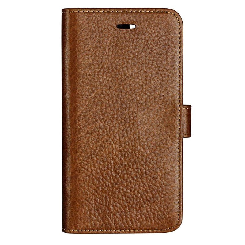 iPhone SE (2022 / 2020) / 8 / 7 / 6 / 6S GEAR Onsala Wallet Genuine Leather Case Brown