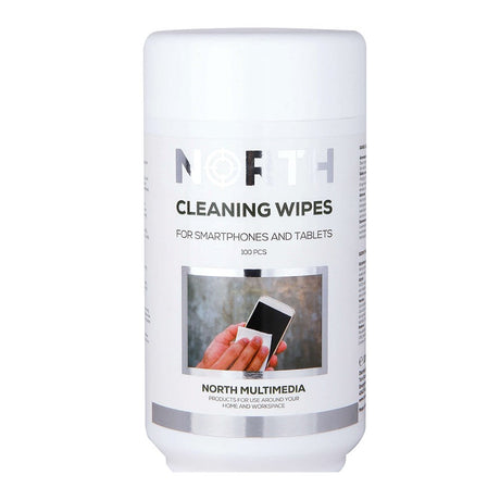 North Phone & Tablet Cleaning Cloths - 100 Pcs.