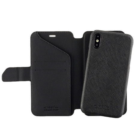 Holdit iPhone XR Wallet Magnet Case - Stockholm Black