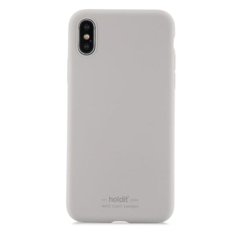 Holdit iPhone X / Xs Soft Touch Silicone Case - Grey