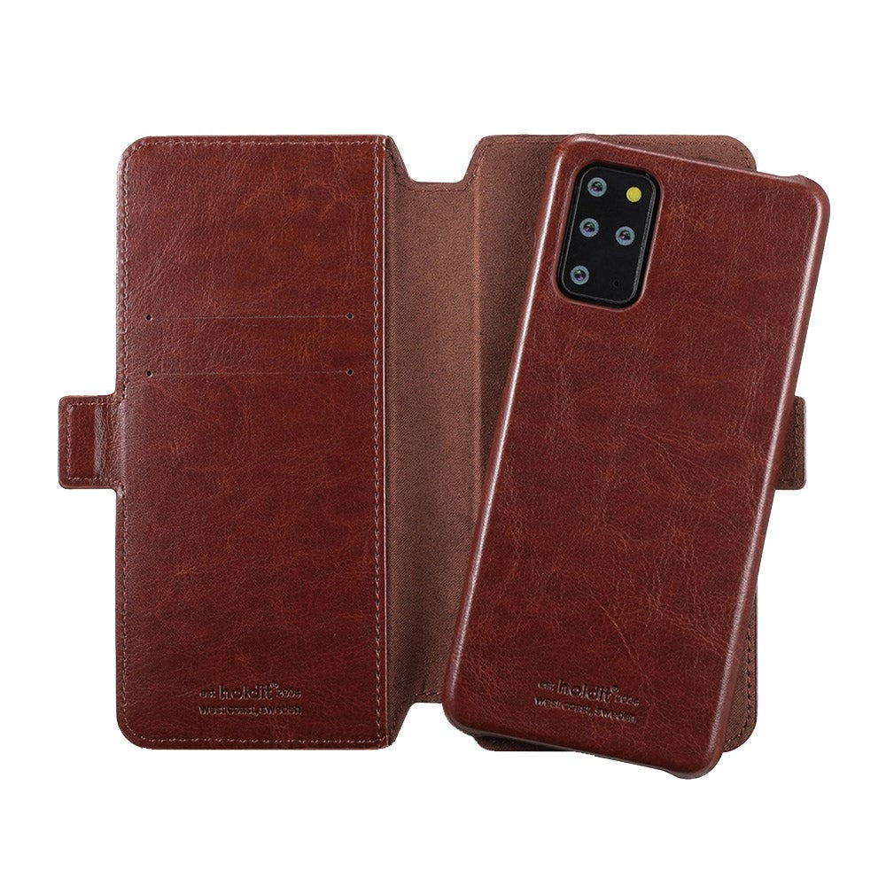 Holdit Samsung Galaxy S20+ (Plus) Berlin Wallet Magnet Case - Dark Brown