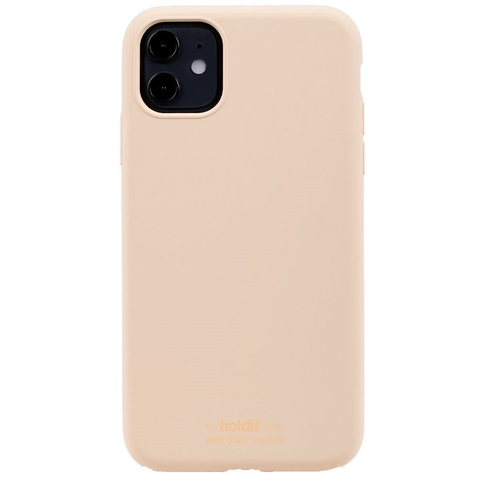 Holdit iPhone 11 Soft Touch Silicone Case - Light Beige