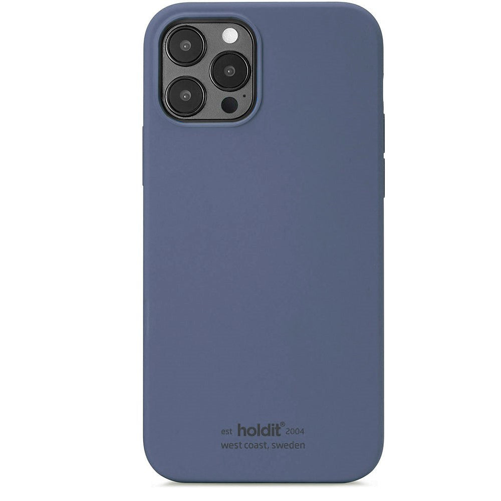 Holdit iPhone 12 / 12 Pro Soft Touch Silicone Case - Pacific Blue