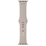 Apple Watch (42/44/SE/45/46/49mm) Holdit Silicone Watch Strap - Taupe