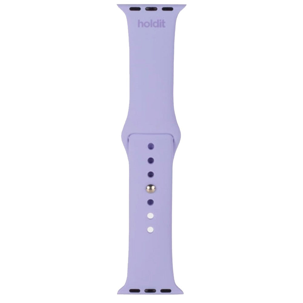 Apple Watch (42/44/SE/45/49MM) Holdit Silicone Watch Strap - Lavender