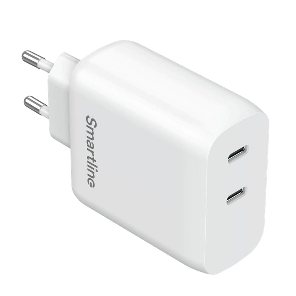 Smartline Fast Charger 35W PD 2 x USB-C - White