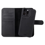 Holdit iPhone 15 Pro Max Wallet Case Magnet Plus - Flip Case - Black