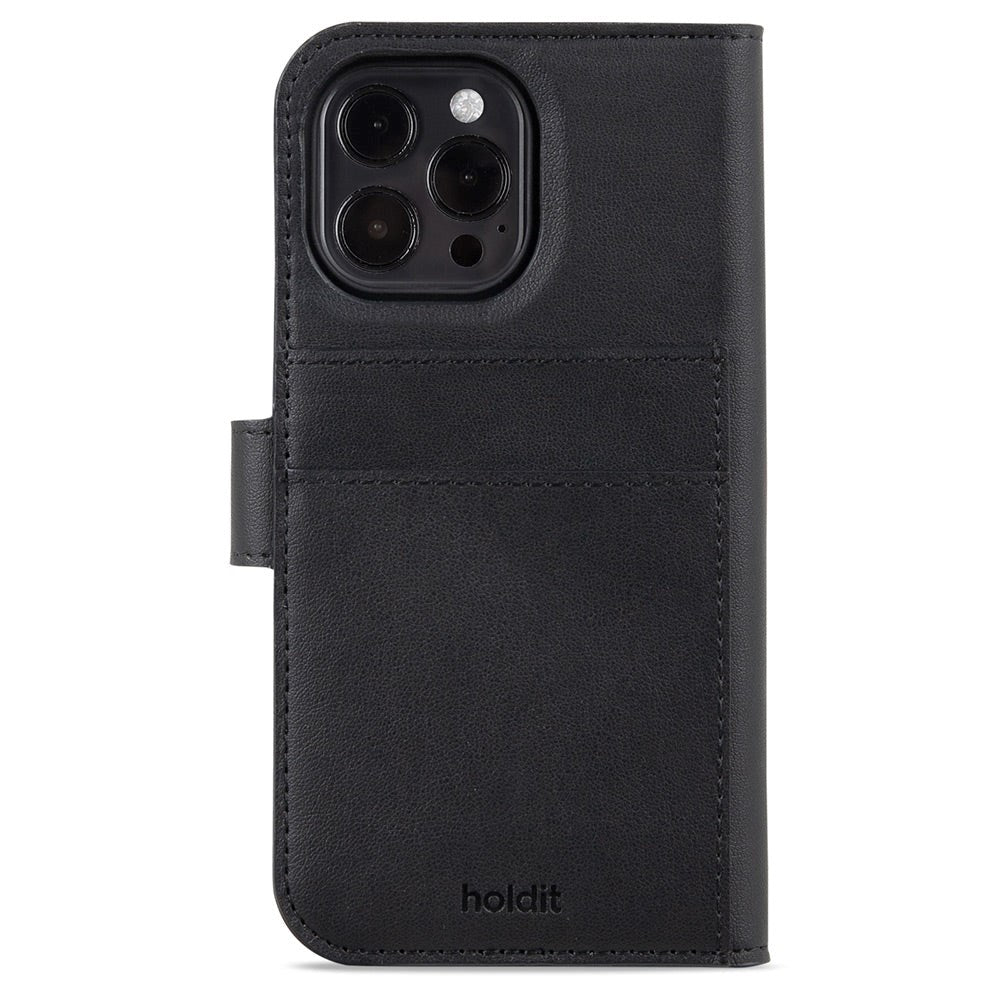 Holdit iPhone 15 Pro Max Wallet Case Magnet Plus - Flip Case - Black