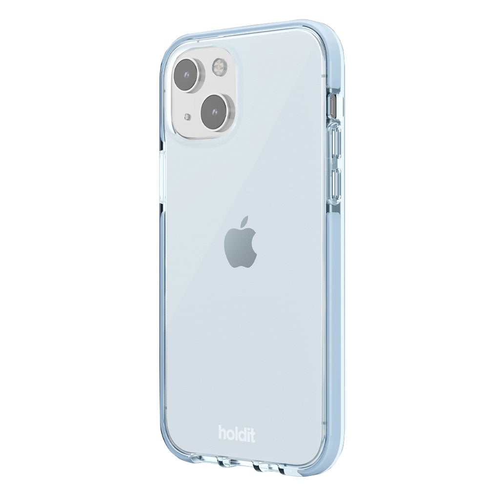 iPhone 14 / 13 Holdit Seethru Case - Mineral Blue