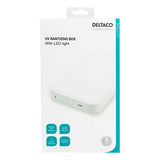 Deltaco UV Sanitizing Box - Steriliser Phone / Keys / Wallet - White