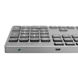 Deltaco Slim Aluminum Wireless Keyboard - Black