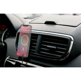 Deltaco QI-1035 Magnetic Car Holder w. Wireless Charging 15W - MagSafe Compatible - Black