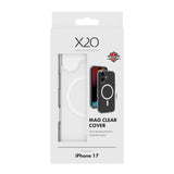 X2O iPhone 17 Mag Clear Case - MagSafe Compatible - Transparent