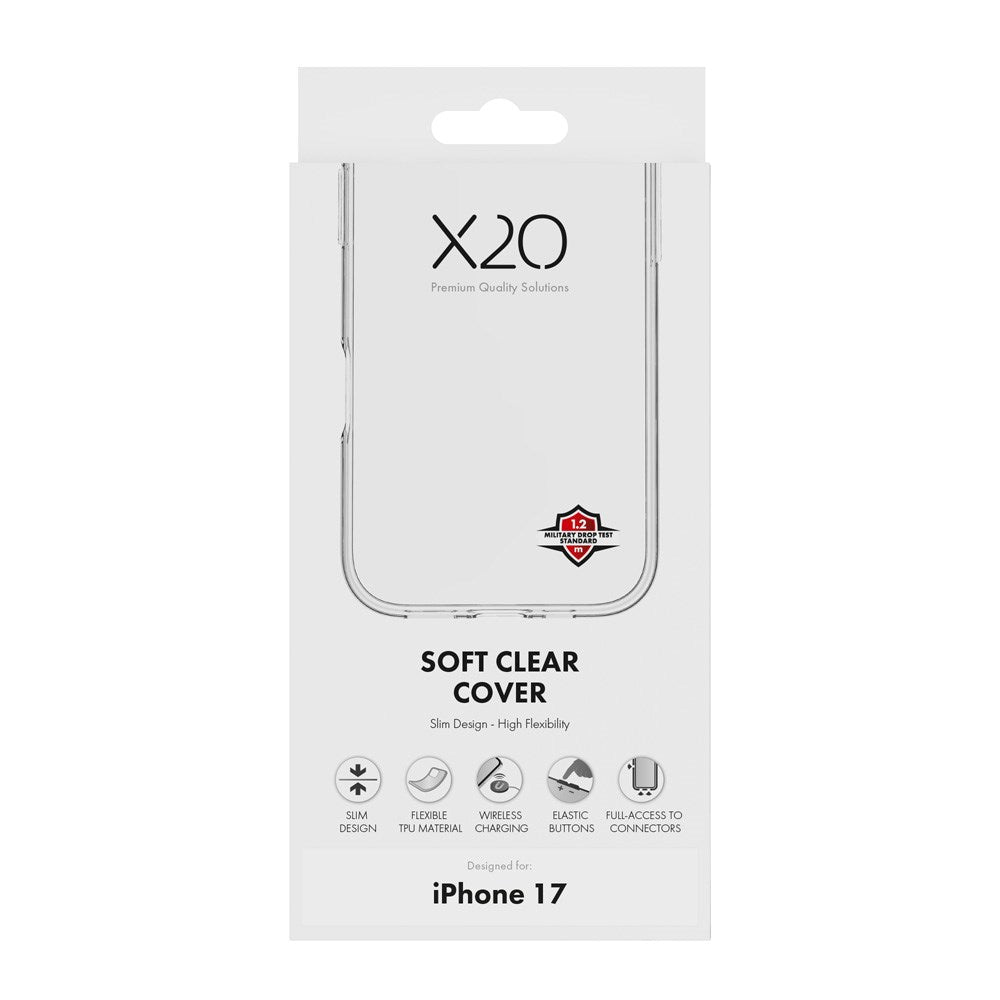 X2O iPhone 17 Super Slim Case - Transparent