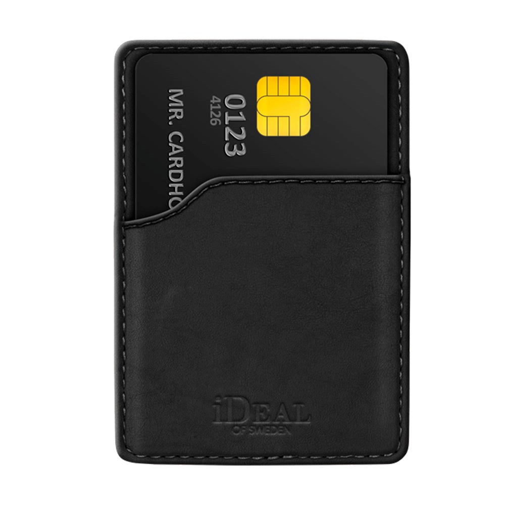 IDEAL OF SWEDEN Magnetic Card Holder Leather - Como Black