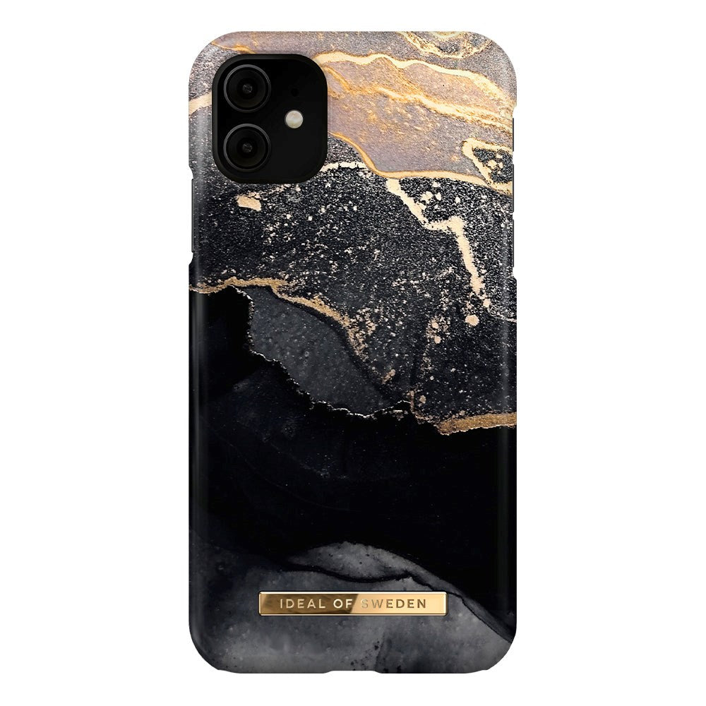 IDEAL OF SWEDEN iPhone 11 Fashion Case Golden Twilight Marble