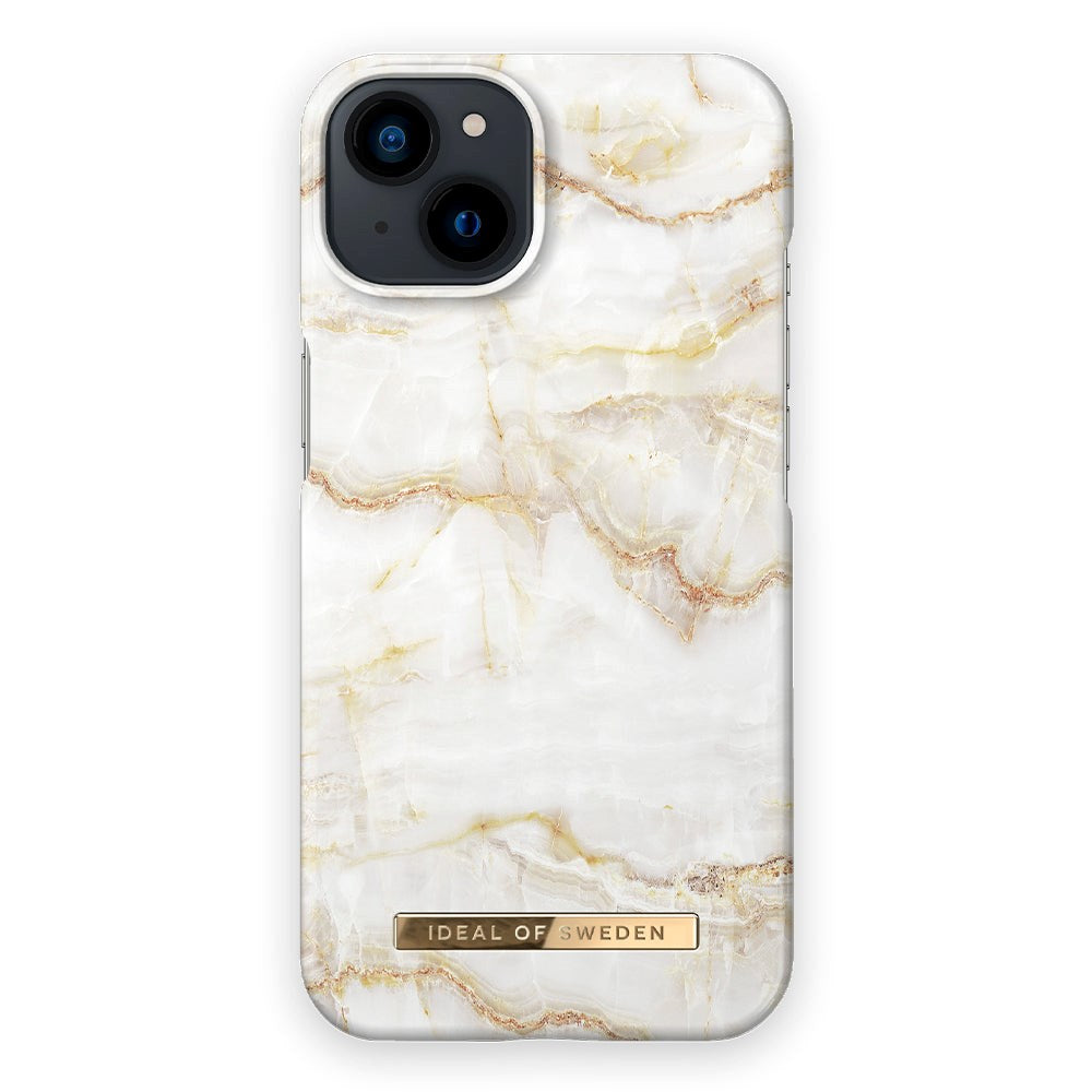 IDEAL OF SWEDEN iPhone 13 Mini Fashion Case Golden Pearl Marble