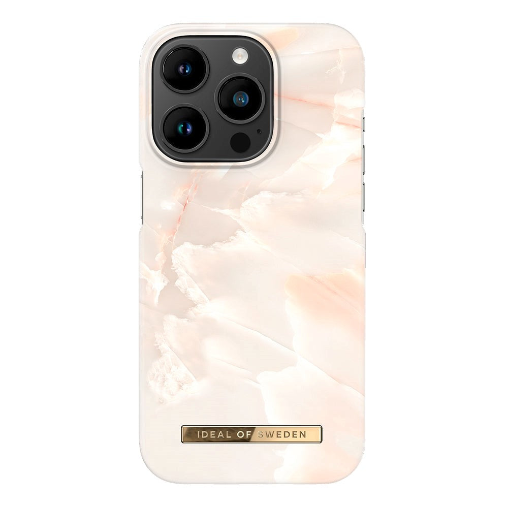 iDeal Of Sweden iPhone 14 Pro Fashion Case - MagSafe Compatible - Rose Pearl Marble