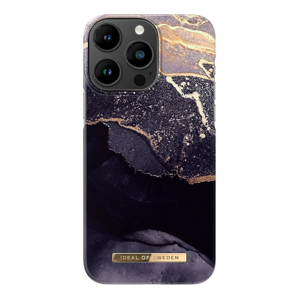 iDeal Of Sweden iPhone 14 Pro Max Fashion Case - MagSafe Compatible - Golden Twilight Marble