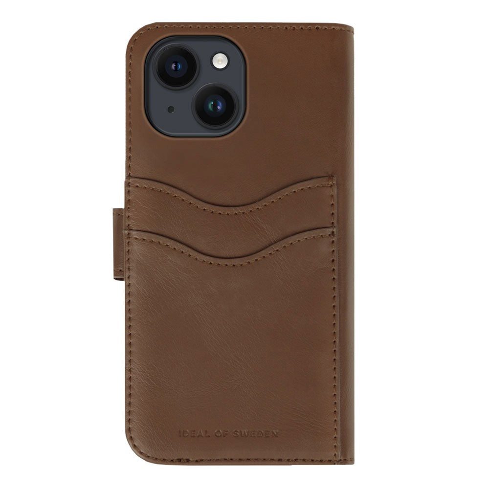 iDeal Of Sweden iPhone 14 / 13 Magnet Wallet+ Case - Brown