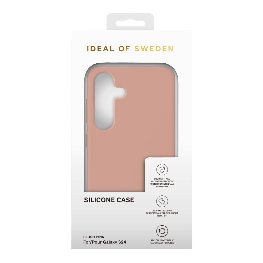 Samsung Galaxy S24 Silicone Case iDeal Of Sweden - Blush Pink