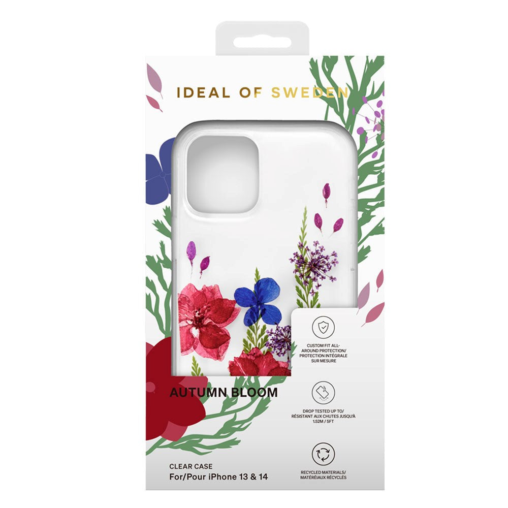 iDeal Of Sweden Clear Case for iPhone 14 / 13 - Autumn Bloom