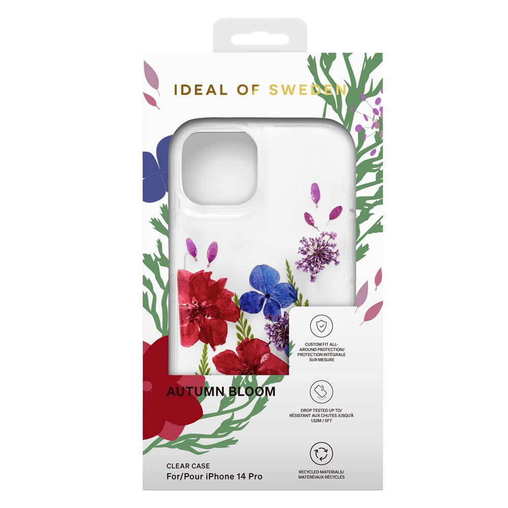 iDeal Of Sweden Clear Case for iPhone 14 Pro - Autumn Bloom