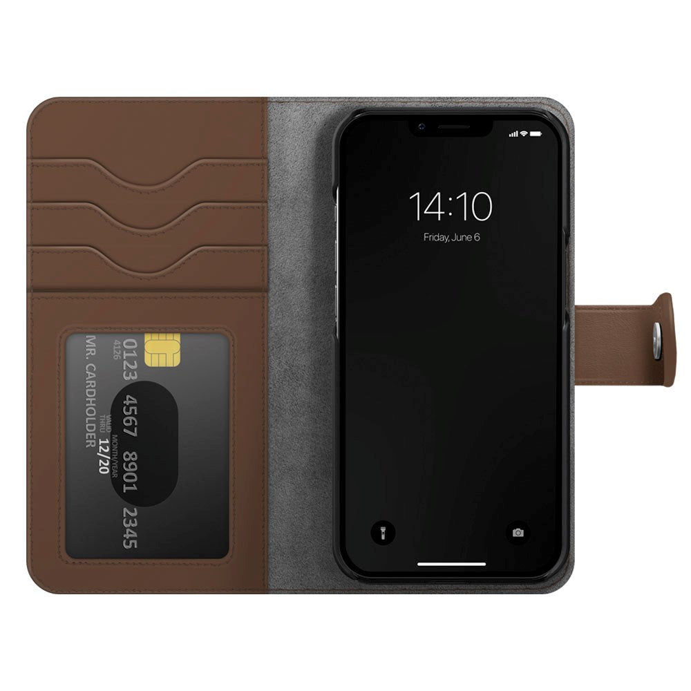 iDeal Of Sweden iPhone 15 Pro Max Magnet Wallet+ Case - Brown