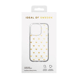 iDeal Of Sweden Clear Case for iPhone 14 Pro - Golden Hearts