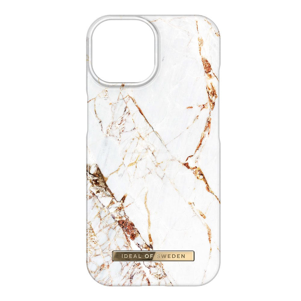 iDeal Of Sweden iPhone 15 Fashion Case - MagSafe Compatible - Carrara Gold