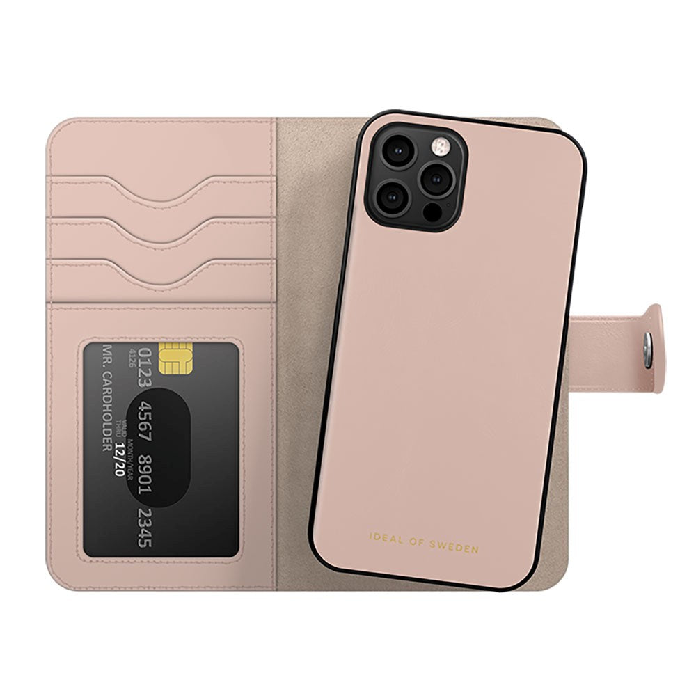 iDeal Of Sweden iPhone 12 / 12 Pro Magnet Wallet+ Case - Pink