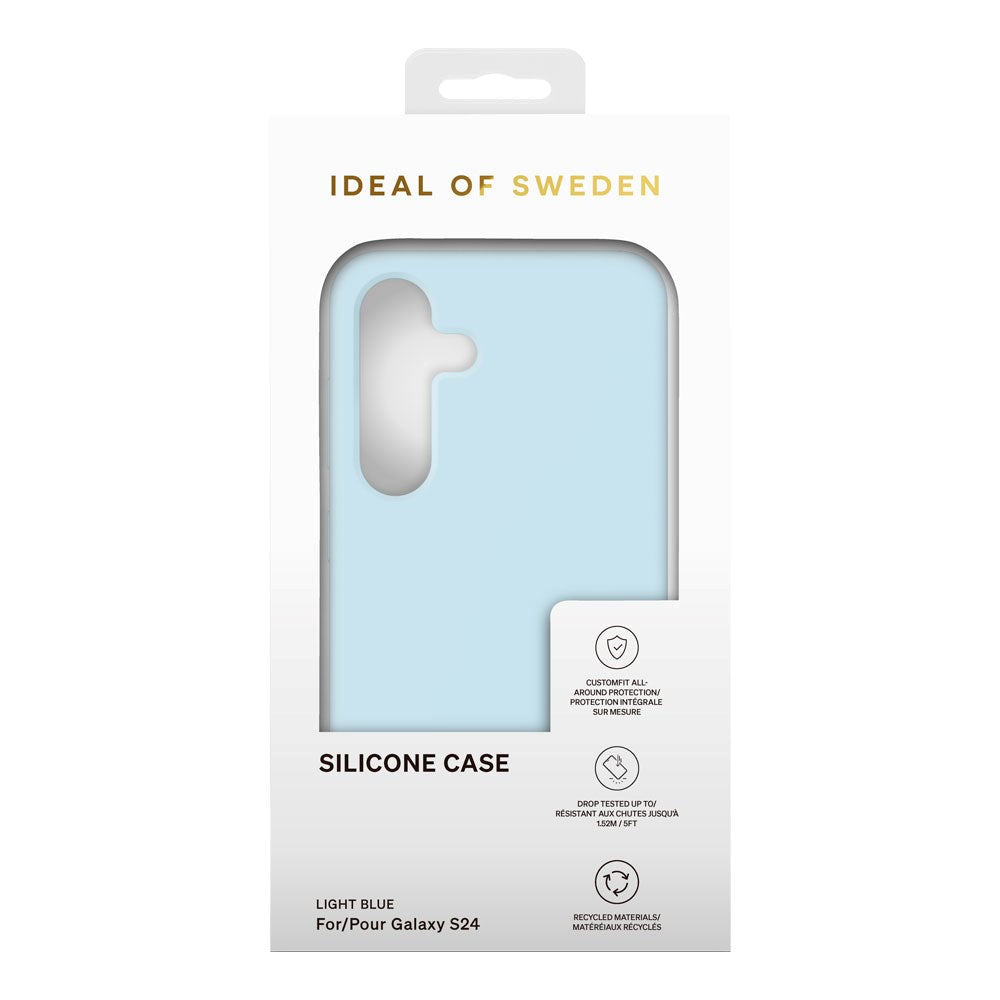 Samsung Galaxy S24 Silicone Case iDeal Of Sweden - Light Blue