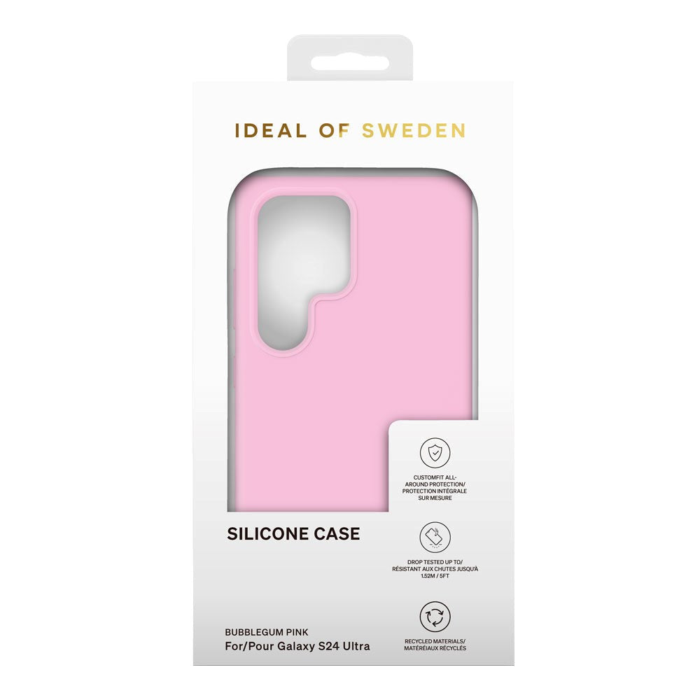 Samsung Galaxy S24 Ultra Silicone Case iDeal Of Sweden - Bubblegum Pink