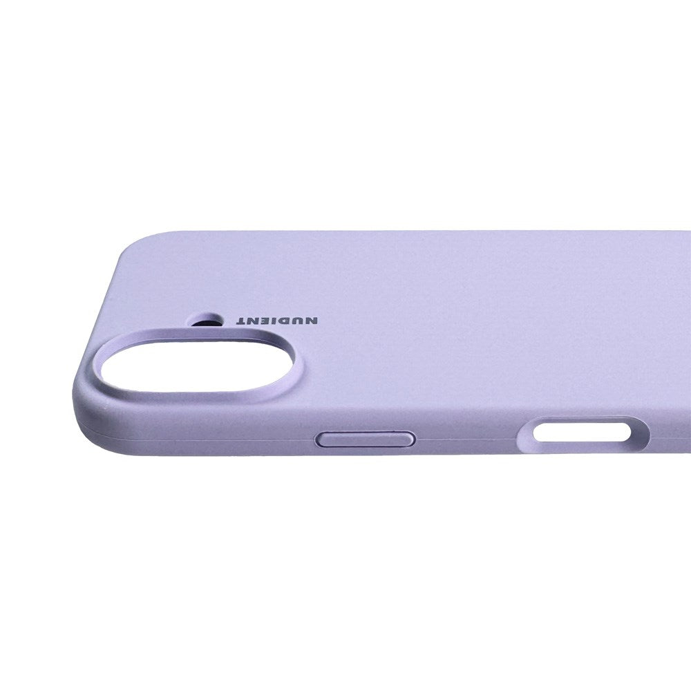 Nudient iPhone 16 Base Silicone Case - Soft Purple