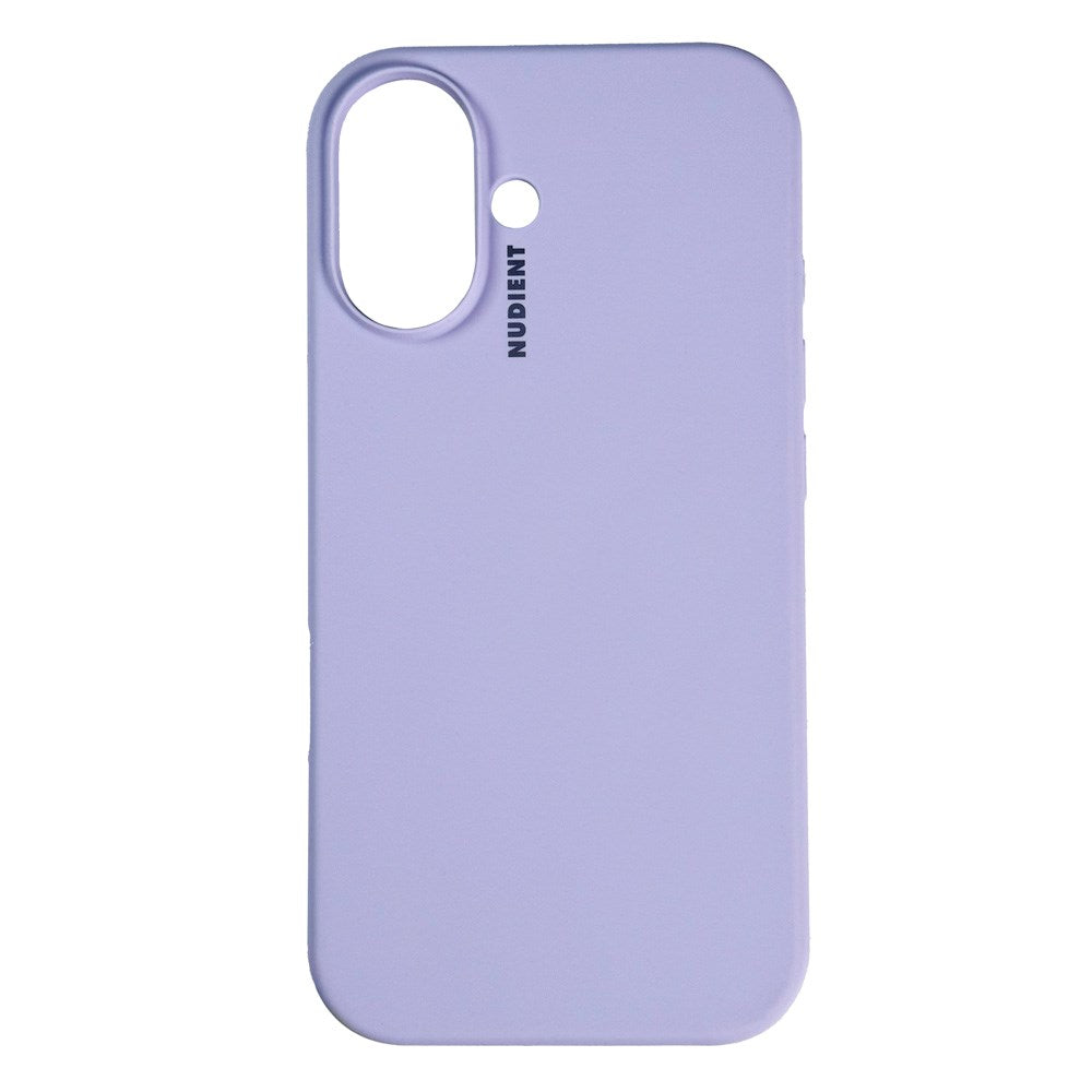 Nudient iPhone 16 Base Silicone Case - Soft Purple