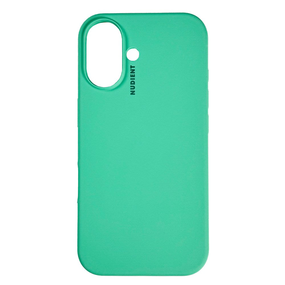 Nudient iPhone 16 Base Silicone Case - Mint Green