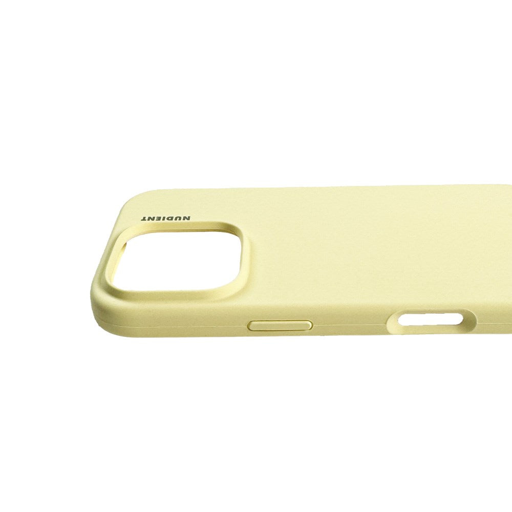 Nudient iPhone 16 Pro Base Silicone Case - Pale Yellow