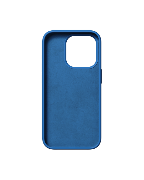 Nudient iPhone 15 Pro Base Silicone Case - Vibrant Blue