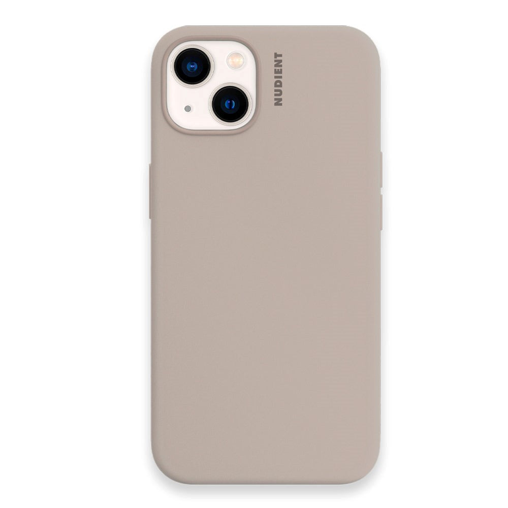 Nudient iPhone 13 Base Silicone Case - Stone Beige