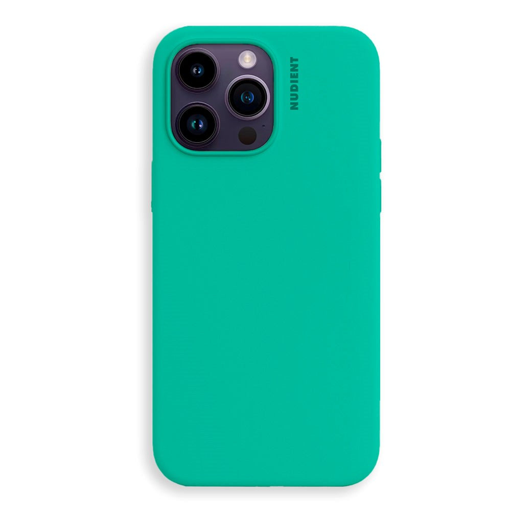 Nudient iPhone 14 Pro Base Silicone Case - Mint Green