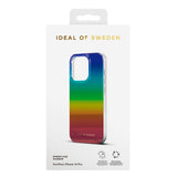 iPhone 14 Pro iDeal Of Sweden Mirror Case - Rainbow