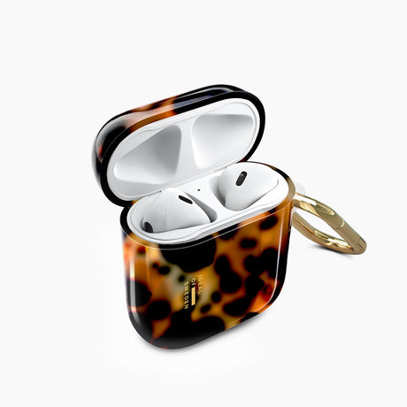 iDeal of Sweden AirPods (1st & 2nd Gen.) Clear Case with Carabiner Hook - Tortoise