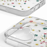 iDeal Of Sweden Clear Case for iPhone 16 - MagSafe Compatible - Petite Floral