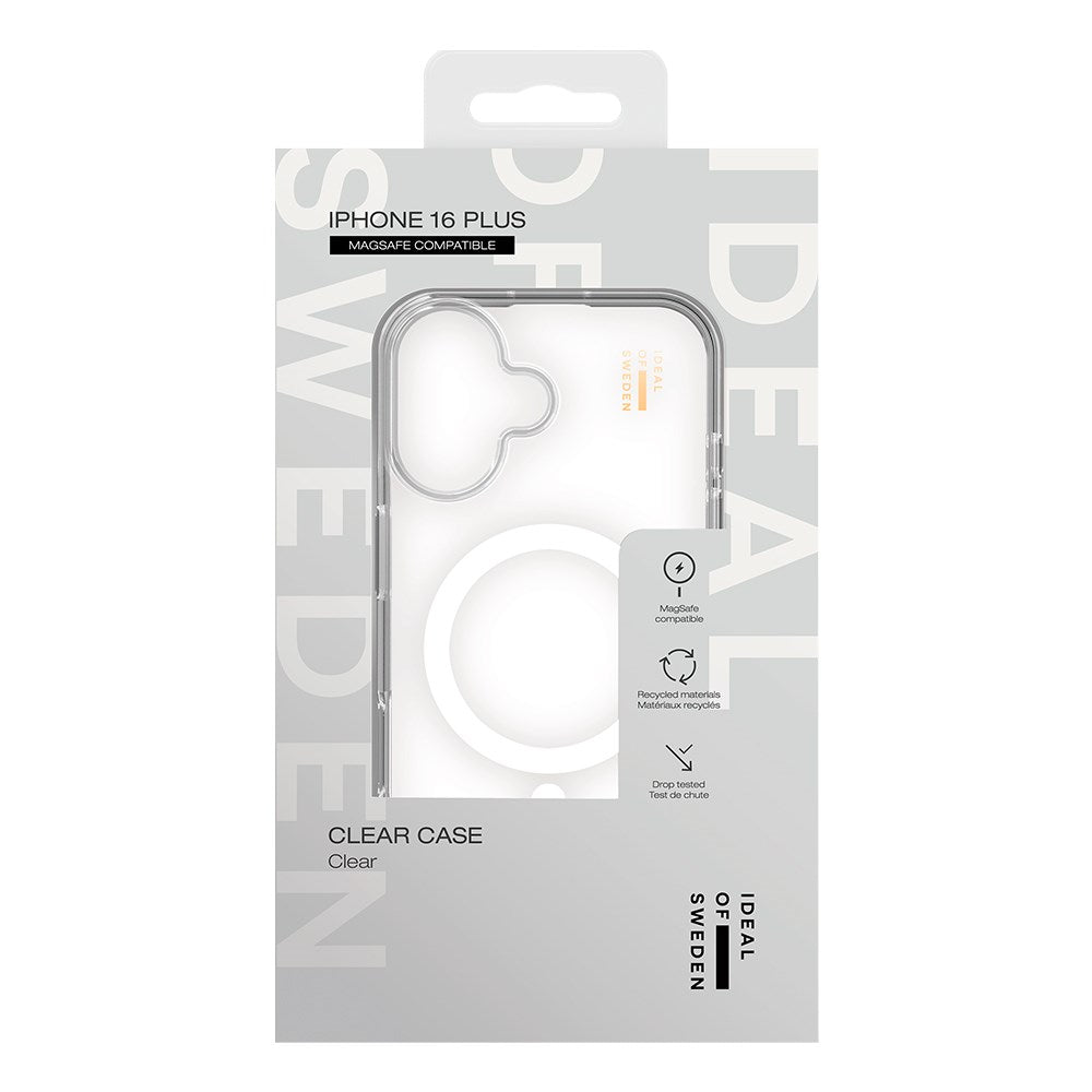 iDeal Of Sweden Clear Case for iPhone 16 Plus - MagSafe Compatible - Clear